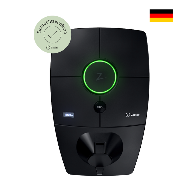 Zaptec Pro – 22 kW Ladestation | MID | Eichrechtskonform | inkl. Backplate | V2G Ready