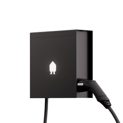 Smappee EV WALL 8m kabel tot 22kW 1 / 3 phase zwart
