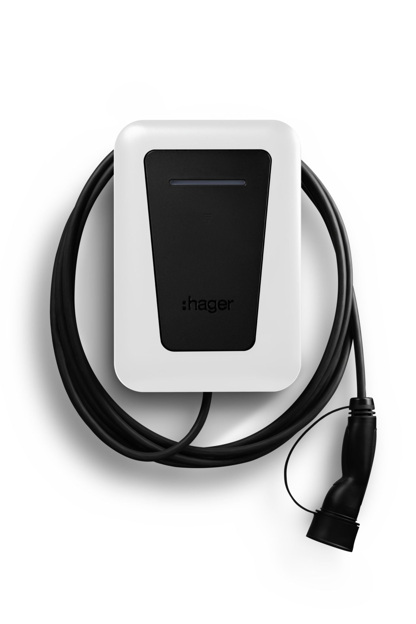 Hager Witty Plus 22-kW-Wallbox – kabelgebundene Version (6,5 m)