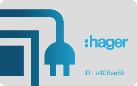 Hager Witty RFID-Ladekarte
