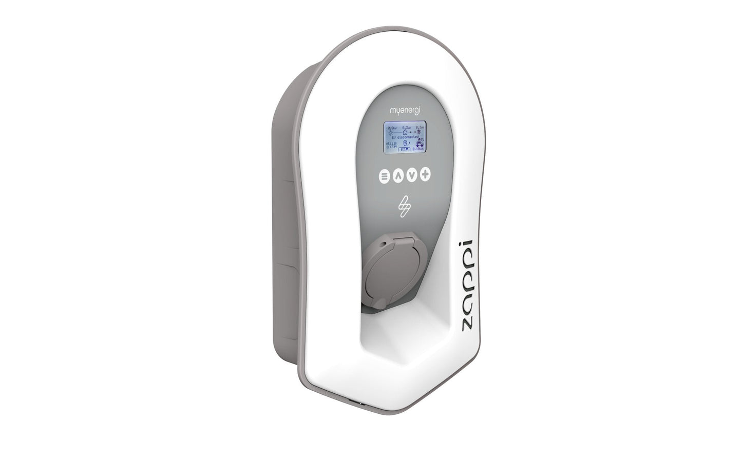 Zappi v2.1 22kw wit incl. load balancing en opladen via zonnestroom - Slimmelaadpunt.nl