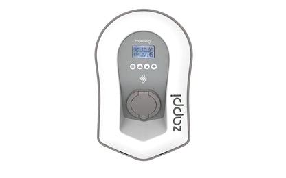 Zappi v2.1 22kw wit incl. load balancing en opladen via zonnestroom - Slimmelaadpunt.nl