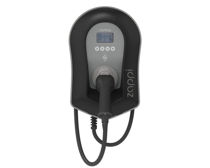 Zappi v2.1 7,4 kw wit 6,5m incl. load balancing en opladen via zonnestroom - Slimmelaadpunt.nl